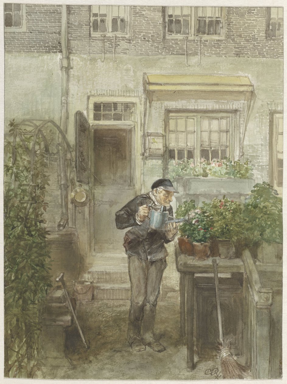 Miłośnik kwiatów autorstwa Charles Rochussen