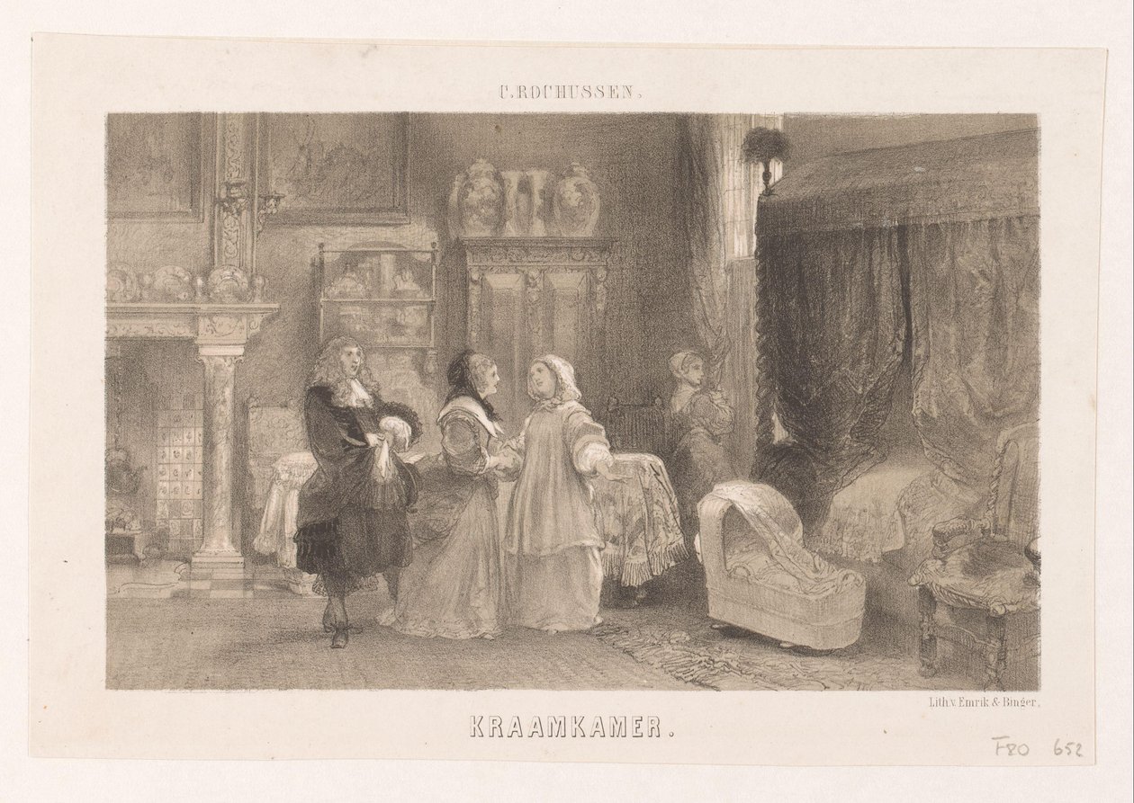 Przedszkole (tytuł na obiekcie) autorstwa Charles Rochussen