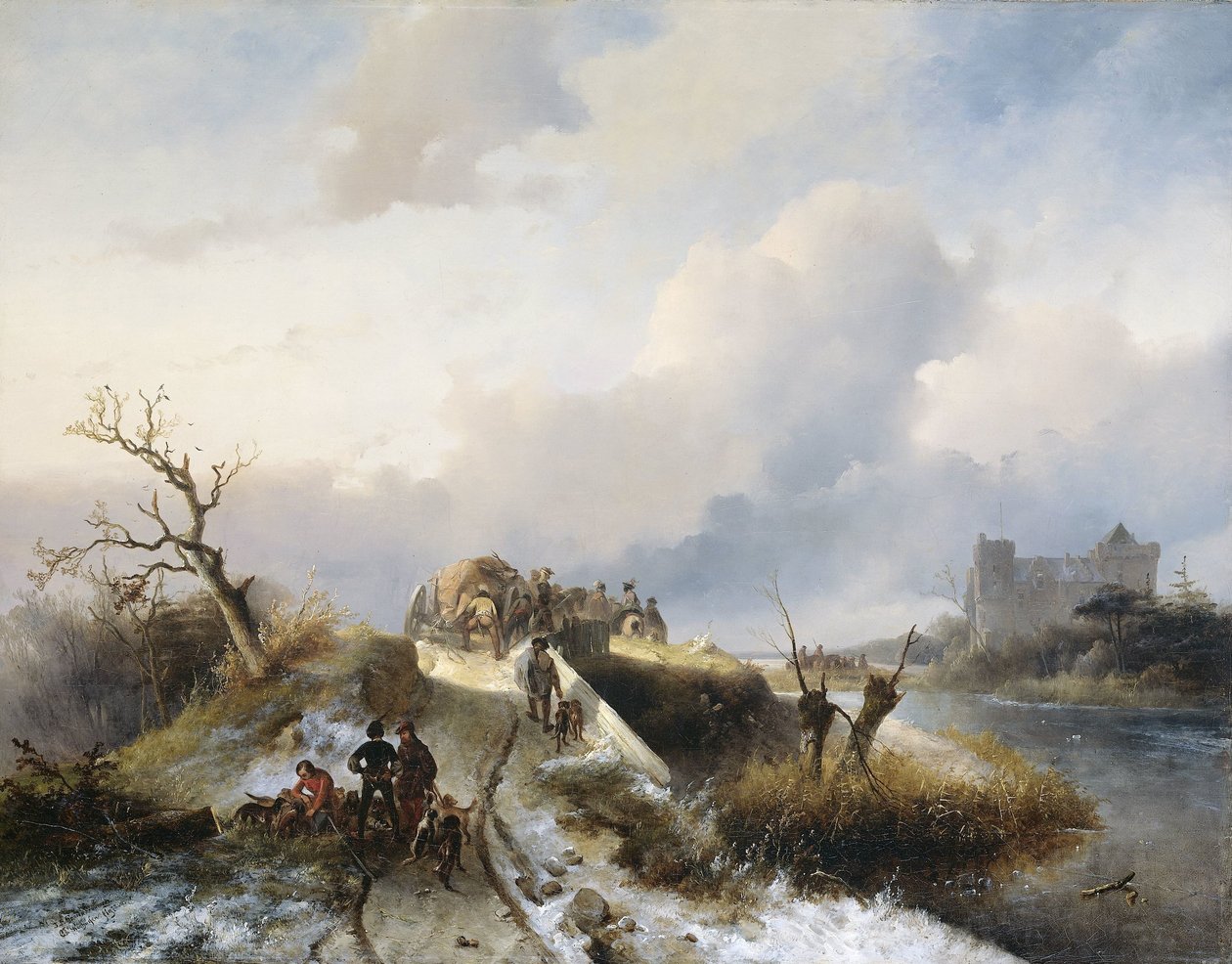 Powrót z polowania autorstwa Charles Rochussen