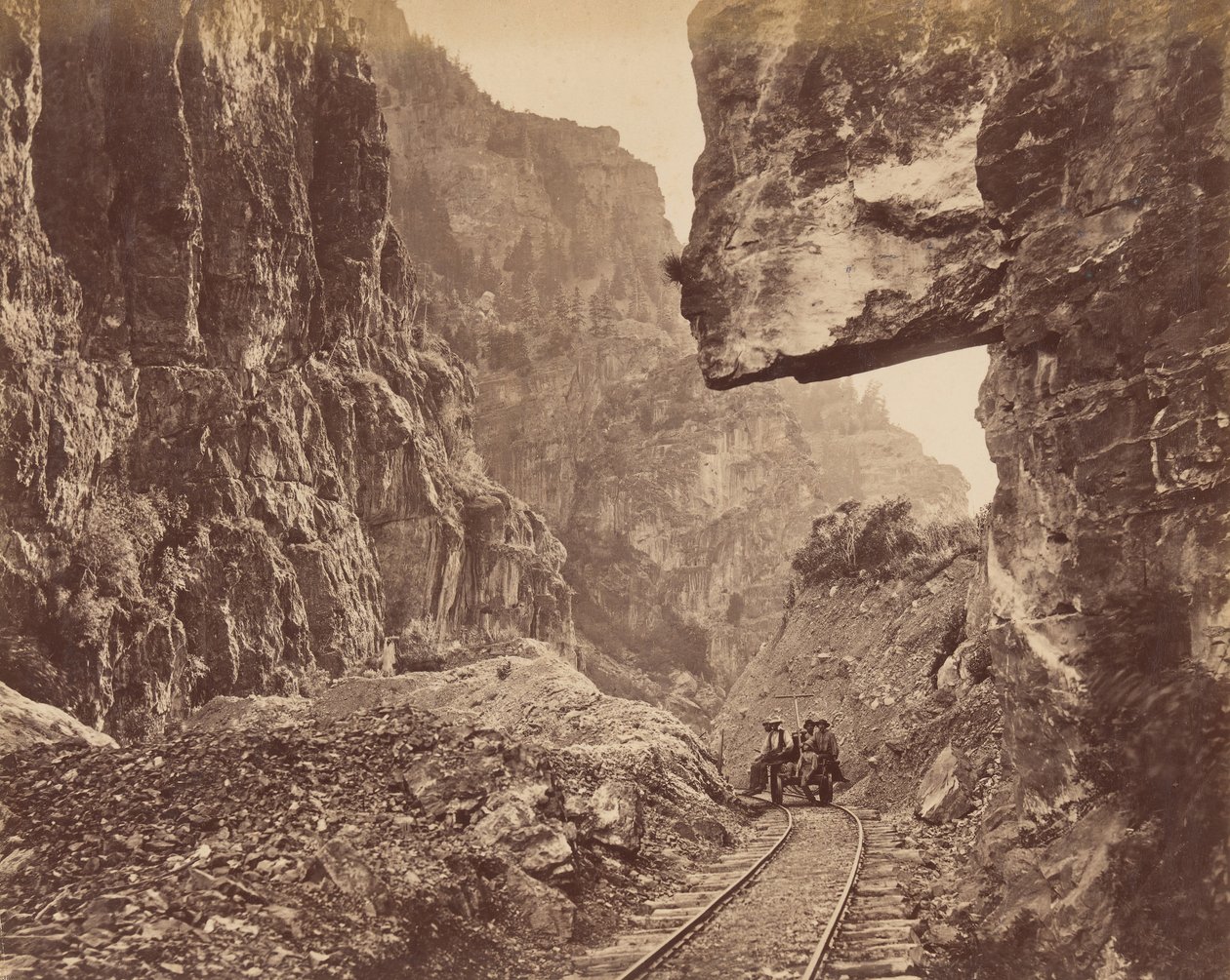 American Fork Canyon, ca. 1875. autorstwa Charles Roscoe Savage