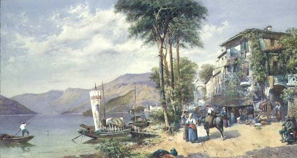 Luvino, Jezioro Maggiore autorstwa Charles Rowbotham