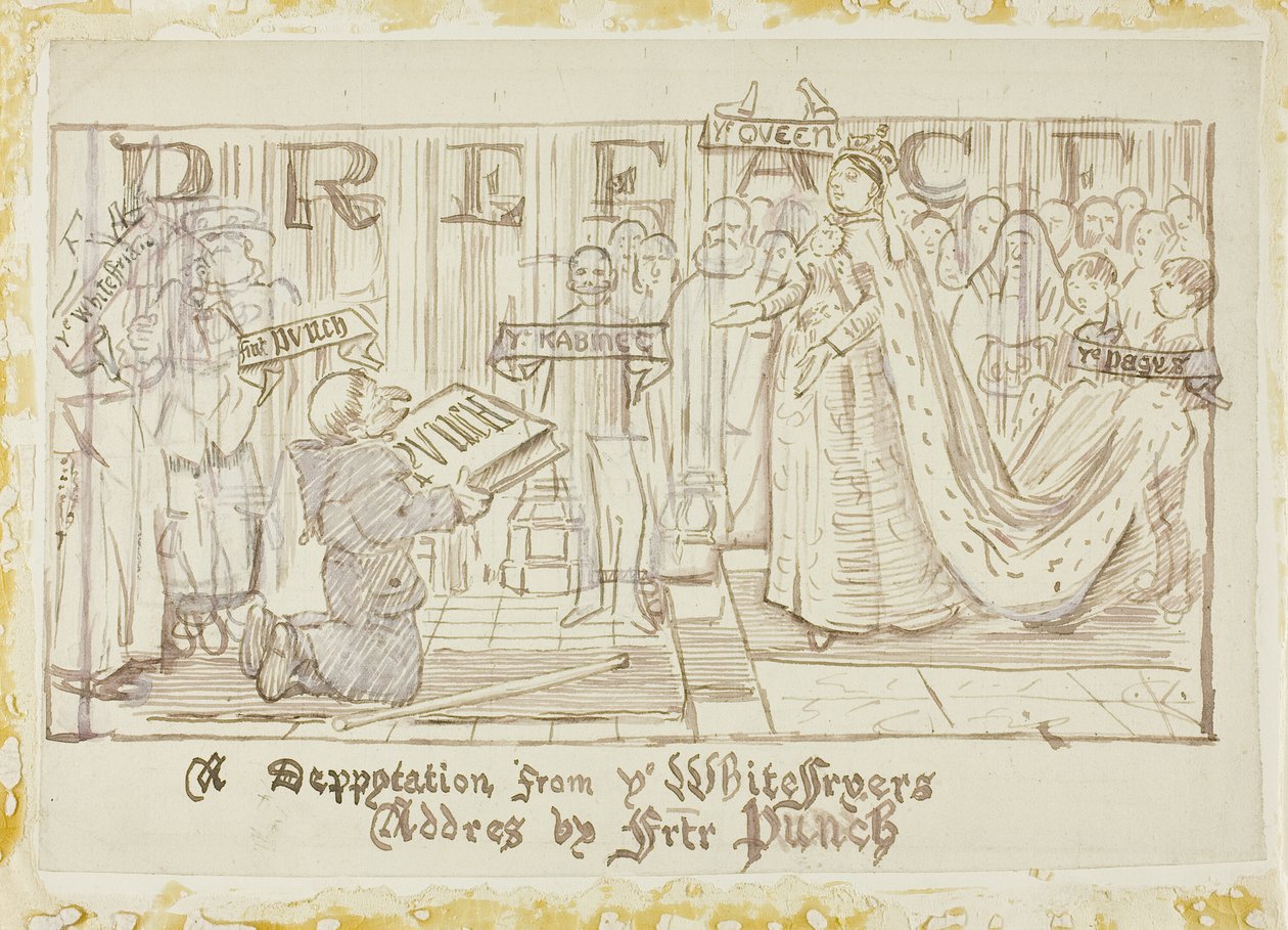 Delegacja Whitefriars autorstwa Charles Samuel Keene