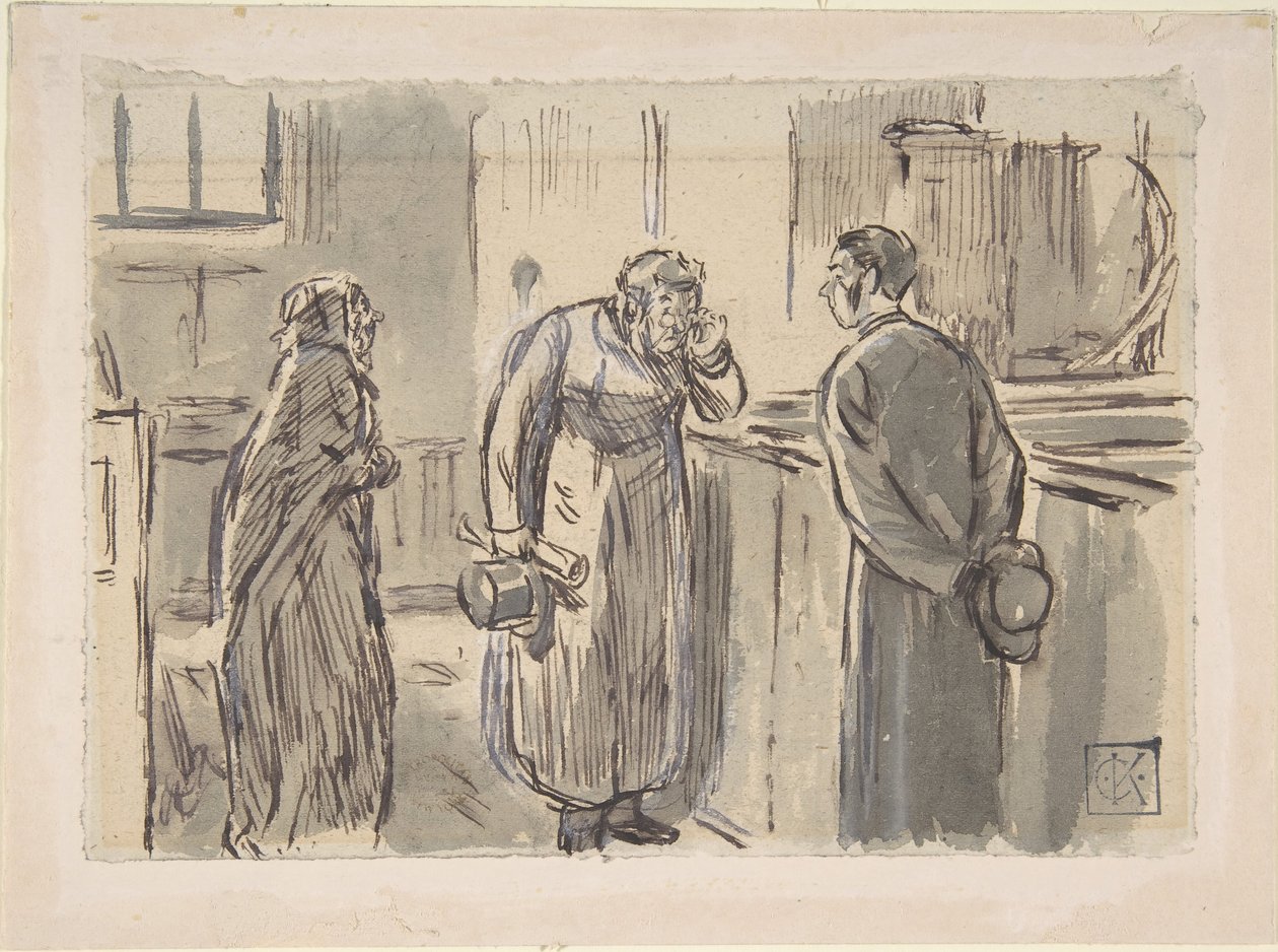 Wikariusz i wikariusz, 1870-1891. autorstwa Charles Samuel Keene