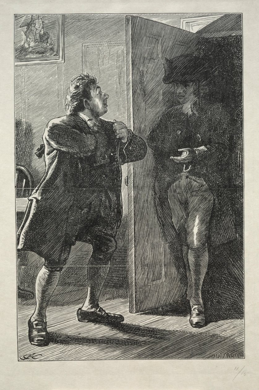 Święto aktorów, 1867. autorstwa Charles Samuel Keene