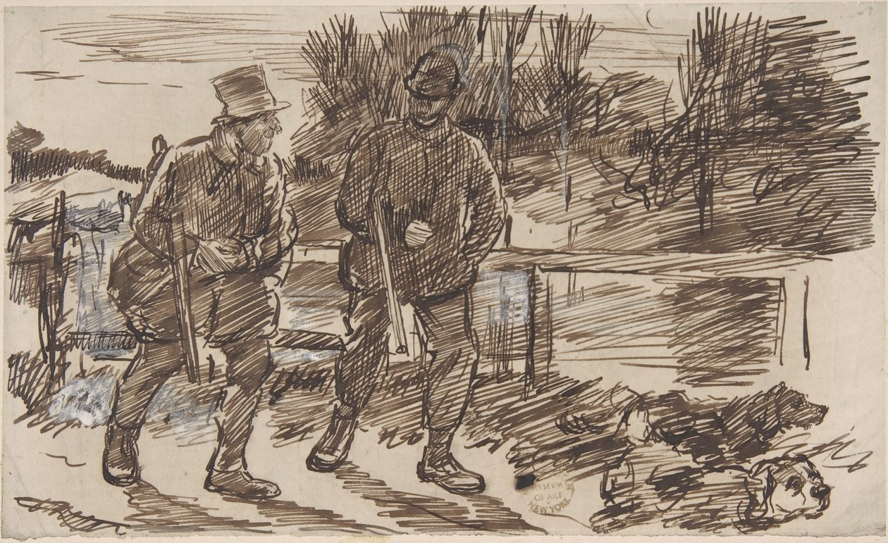 Oczekiwanie na Punch, czyli londyńskie Charivari, 23 października 1876, 1876. autorstwa Charles Samuel Keene