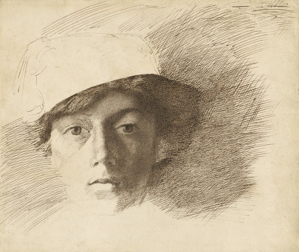 Autoportret autorstwa Charles Samuel Keene