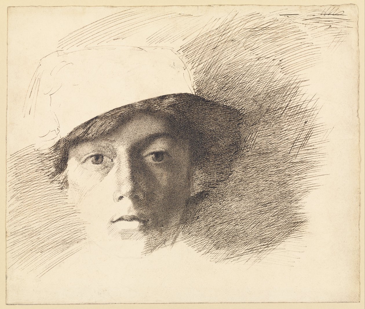 Autoportret autorstwa Charles Samuel Keene