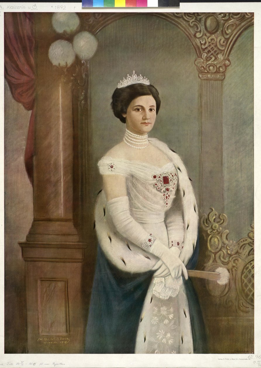 Cesarzowa Austrii Zita autorstwa Charles Scolik