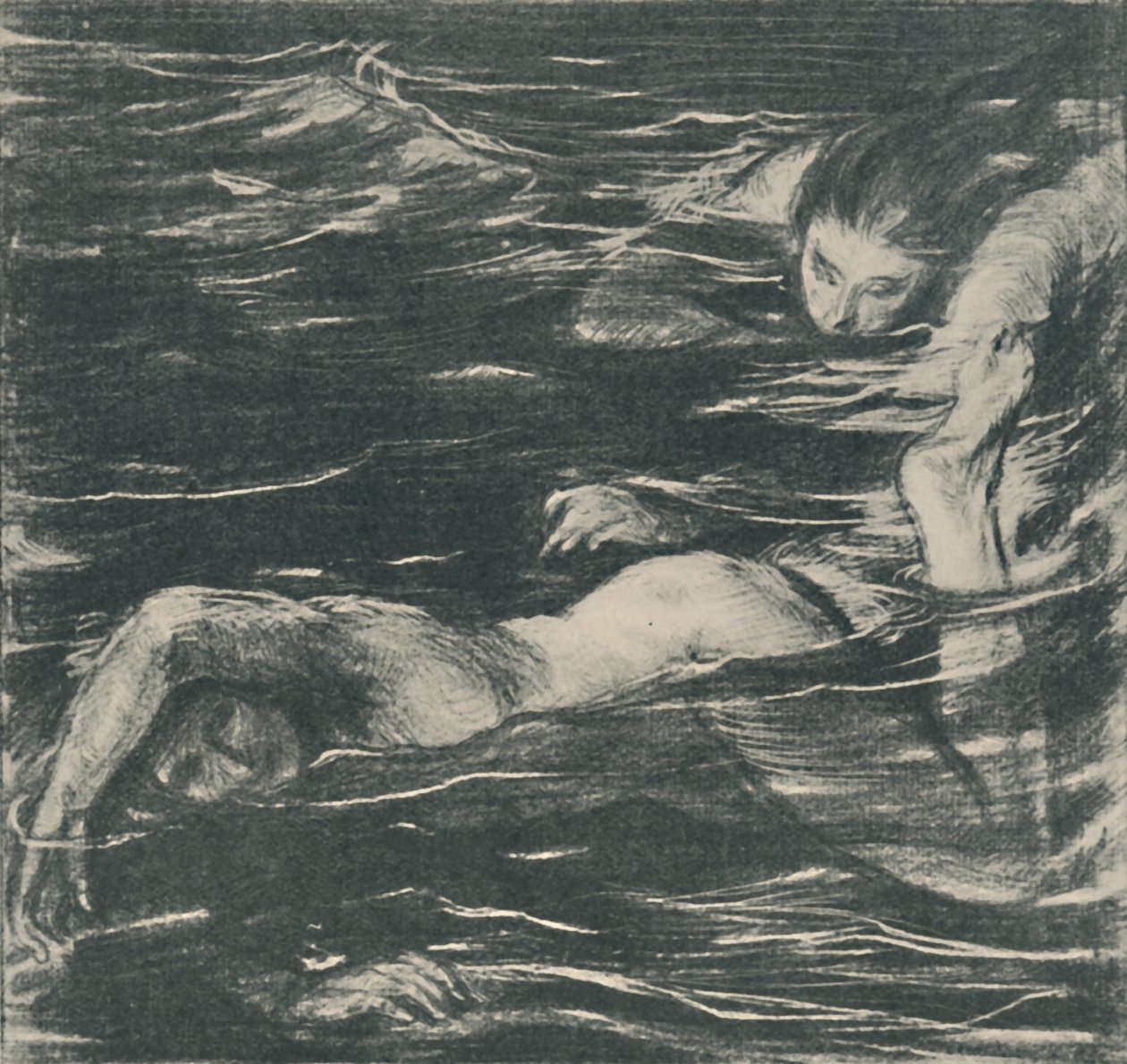 „Pościg”, 1919 autorstwa Charles Shannon