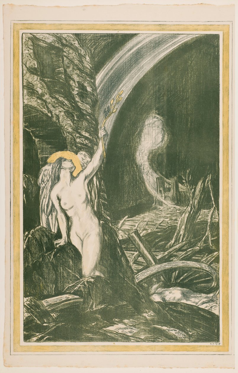 „Odrodzenie sztuki”, 1917 autorstwa Charles Shannon