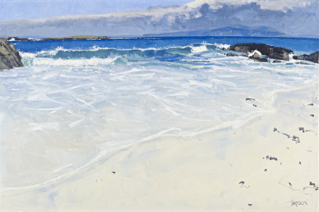 Po burzy, Iona, 2010 (olej na płótnie) autorstwa Charles Simpson