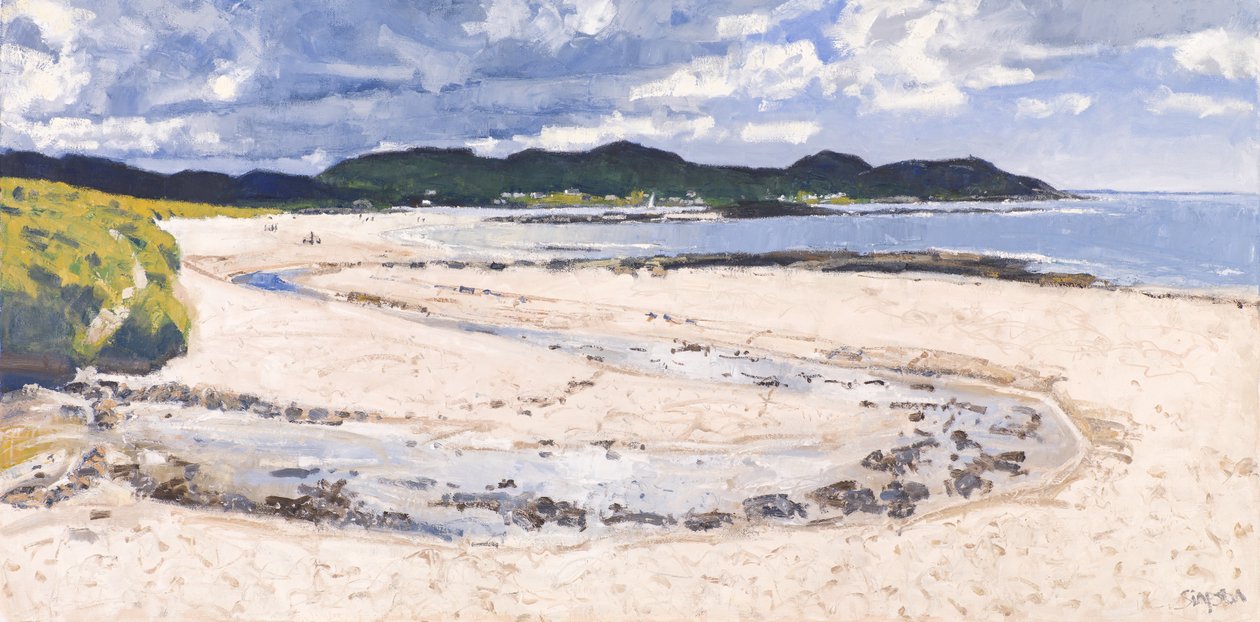 Beach Stream, Sanna, 2017 (olej na płótnie) autorstwa Charles Simpson
