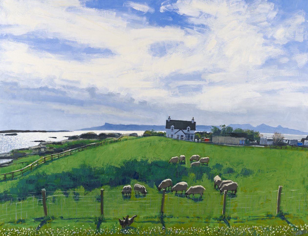 Bunacaimbe, 2012 (olej na płótnie) autorstwa Charles Simpson