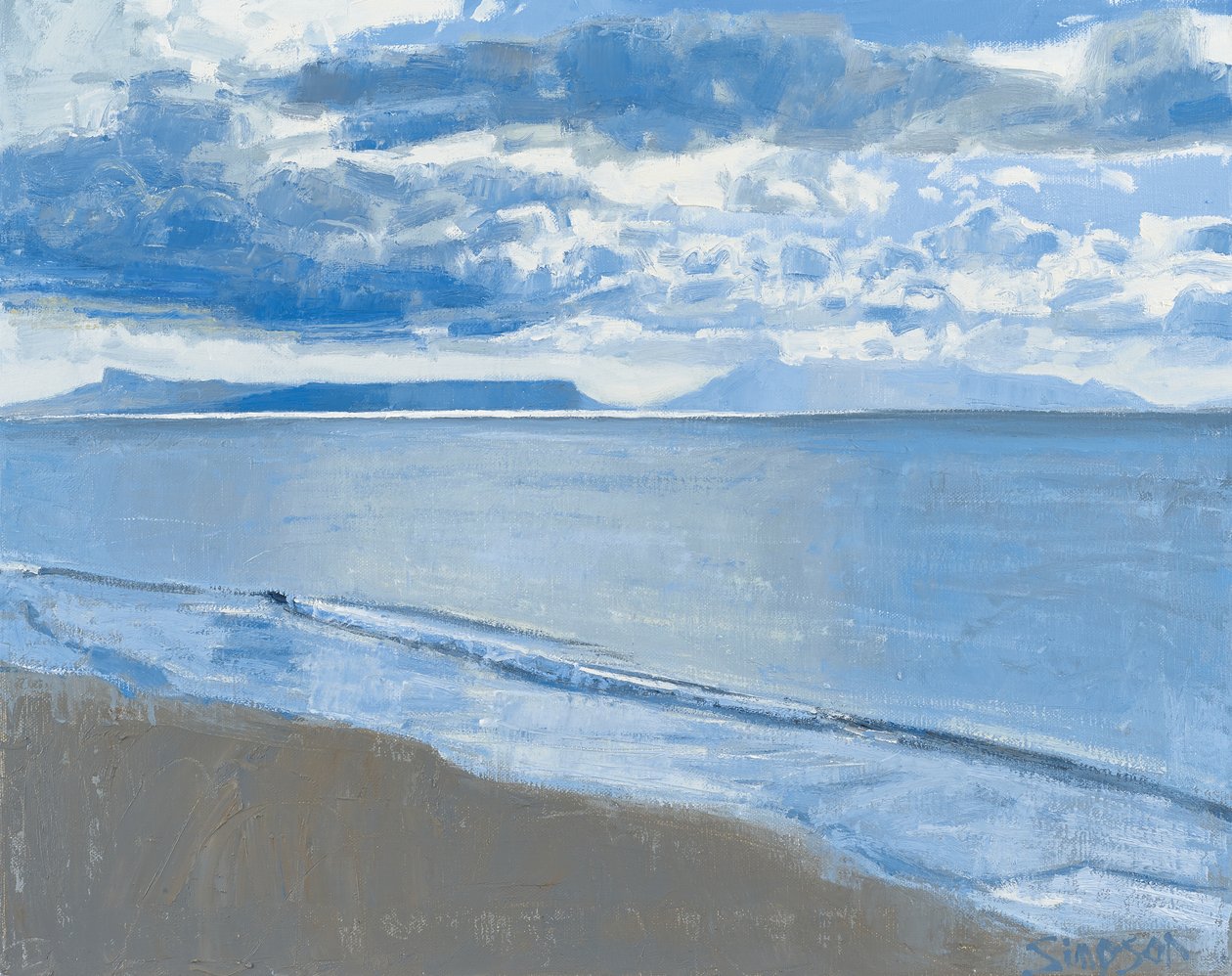 Changing Light, 2014 (olej na płótnie) autorstwa Charles Simpson