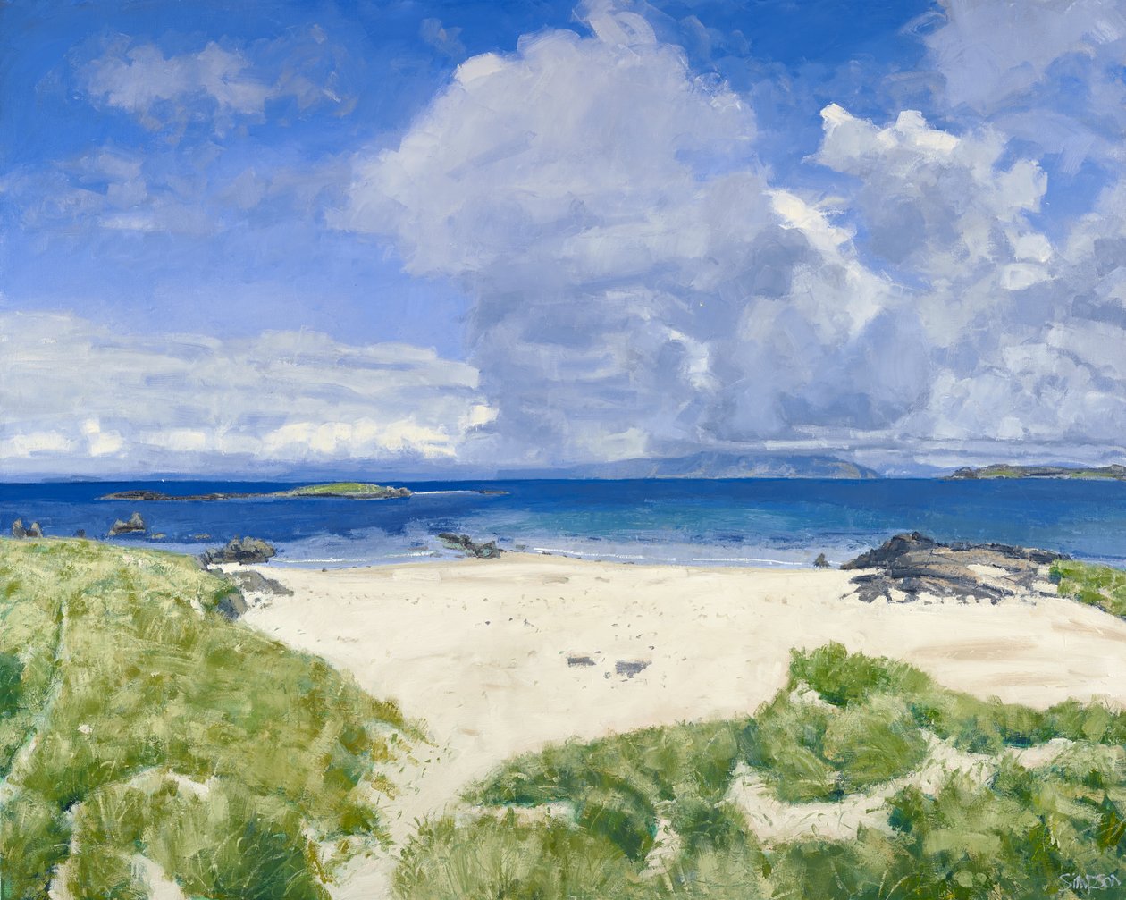 Iona North End, 2015 (olej na płótnie) autorstwa Charles Simpson