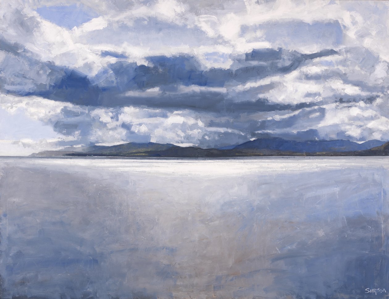 Isle of Mull, 2017 (olej na płótnie) autorstwa Charles Simpson