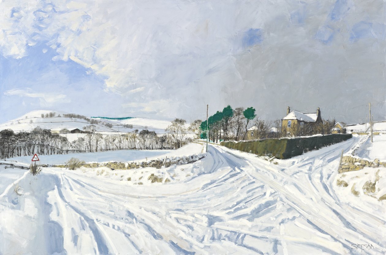 Newhall, 2011 (olej na płótnie) autorstwa Charles Simpson