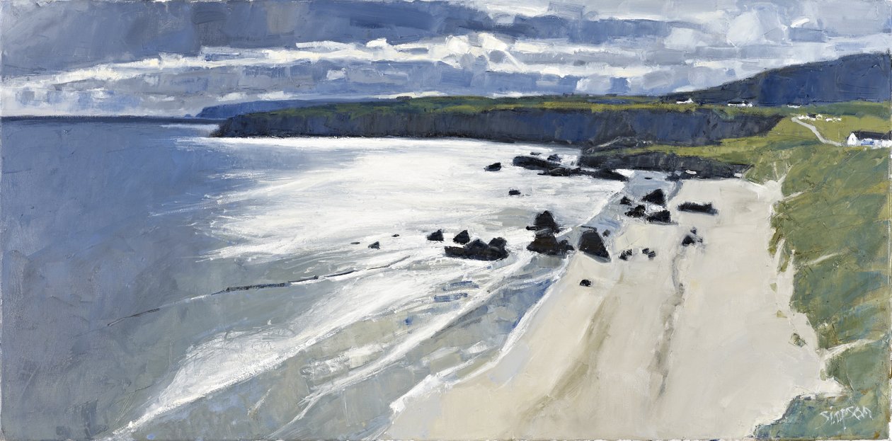 Sango Bay, 2011 (olej na płótnie) autorstwa Charles Simpson