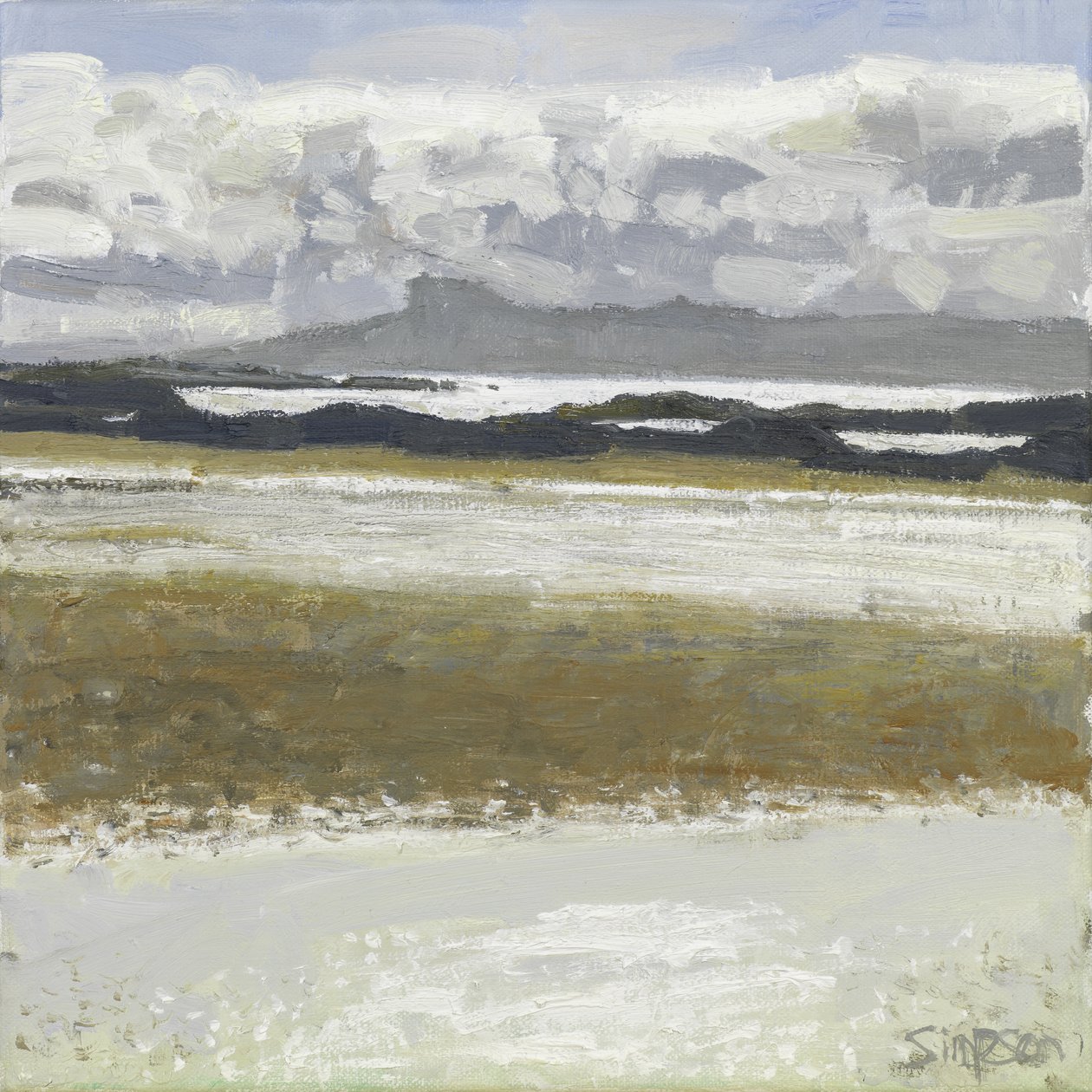 Sgurr, 2016 (olej na płótnie) autorstwa Charles Simpson