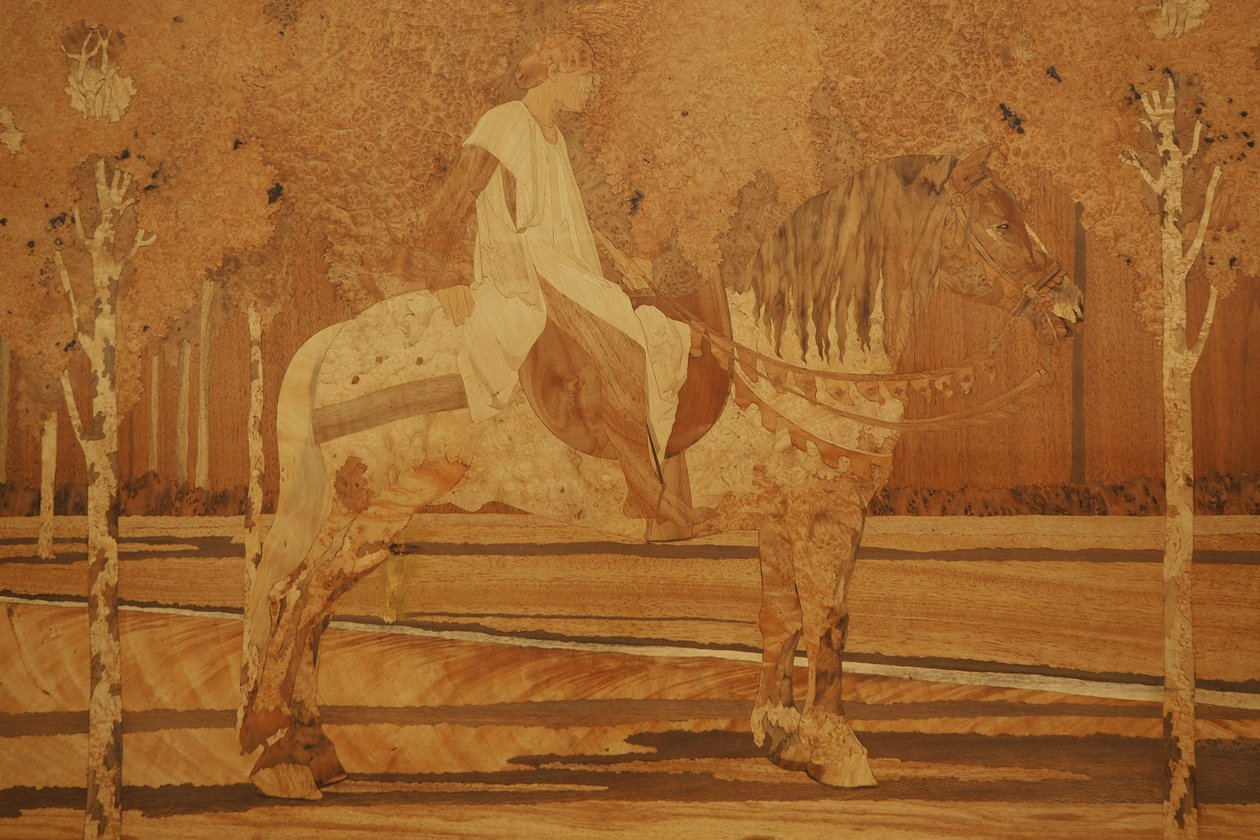 Dama i Jednorożec 1925 autorstwa Charles Spindler