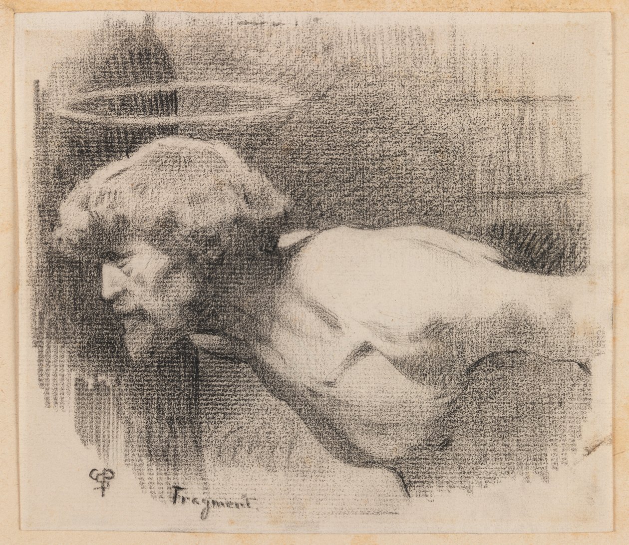 Ścięcie św. Jana Chrzciciela, ok. 1881 (węgiel na papierze) autorstwa Charles Sprague Pearce