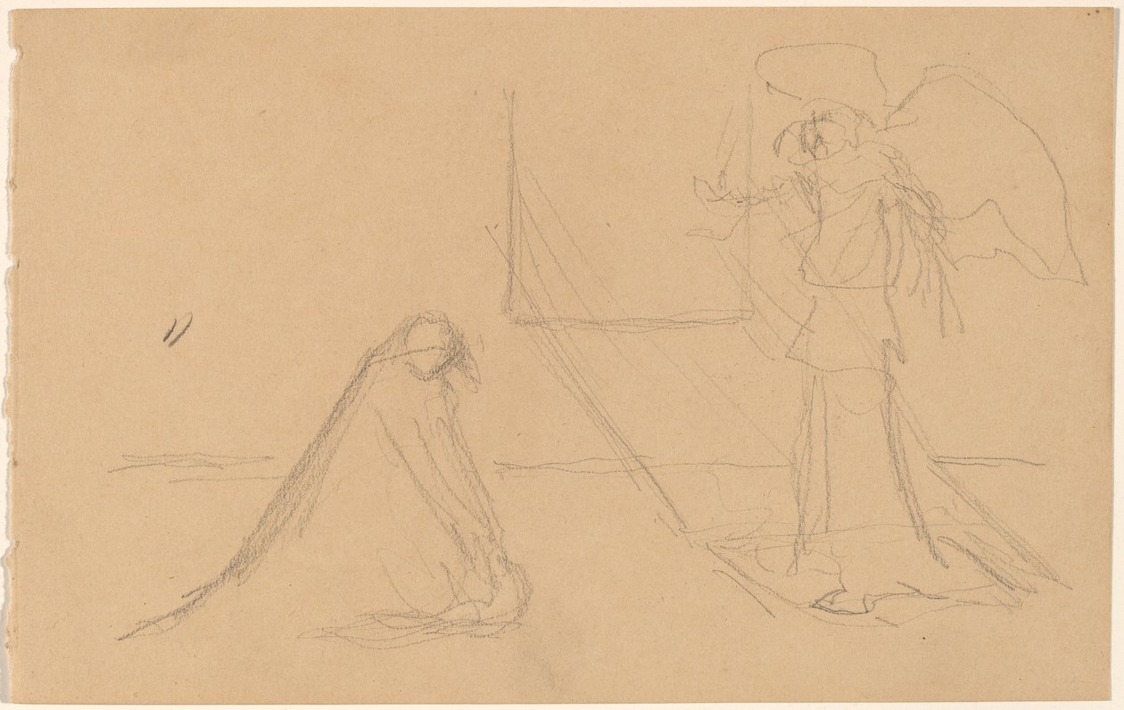 Studium postaci autorstwa Charles Sprague Pearce