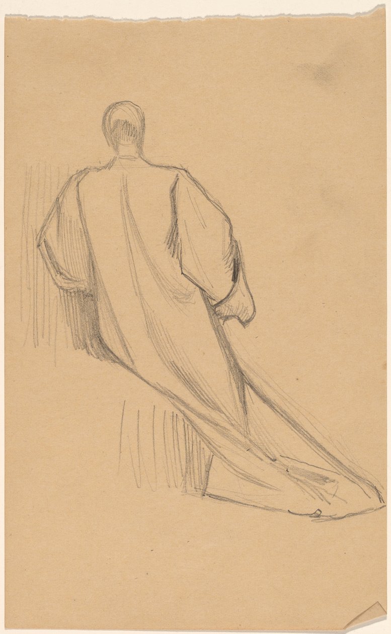 Studium postaci z tyłu autorstwa Charles Sprague Pearce