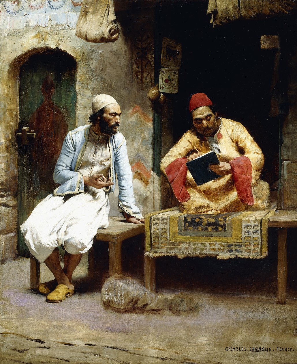 Litera, autorstwa Charles Sprague Pearce