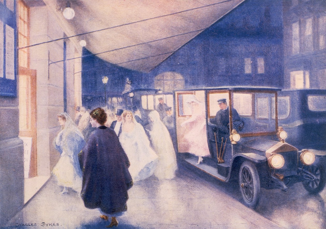 Plakat reklamujący samochody Rolls-Royce, ok. 1907 r. autorstwa Charles Sykes
