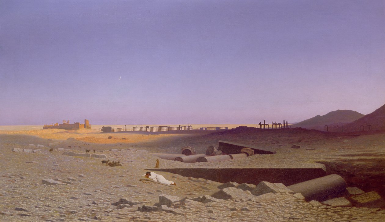 Ruiny Palmyry, 1839 autorstwa Charles Theodore Frere
