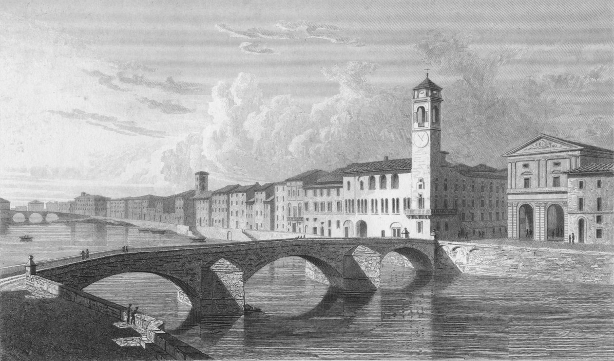 Piza, 1818. autorstwa Charles Theodosius Heath