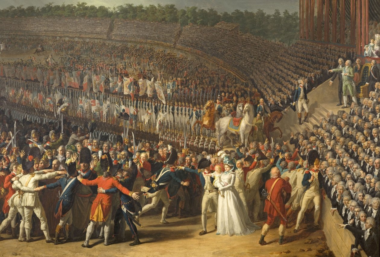 Święto Federacji, 14 lipca autorstwa Charles Thevenin