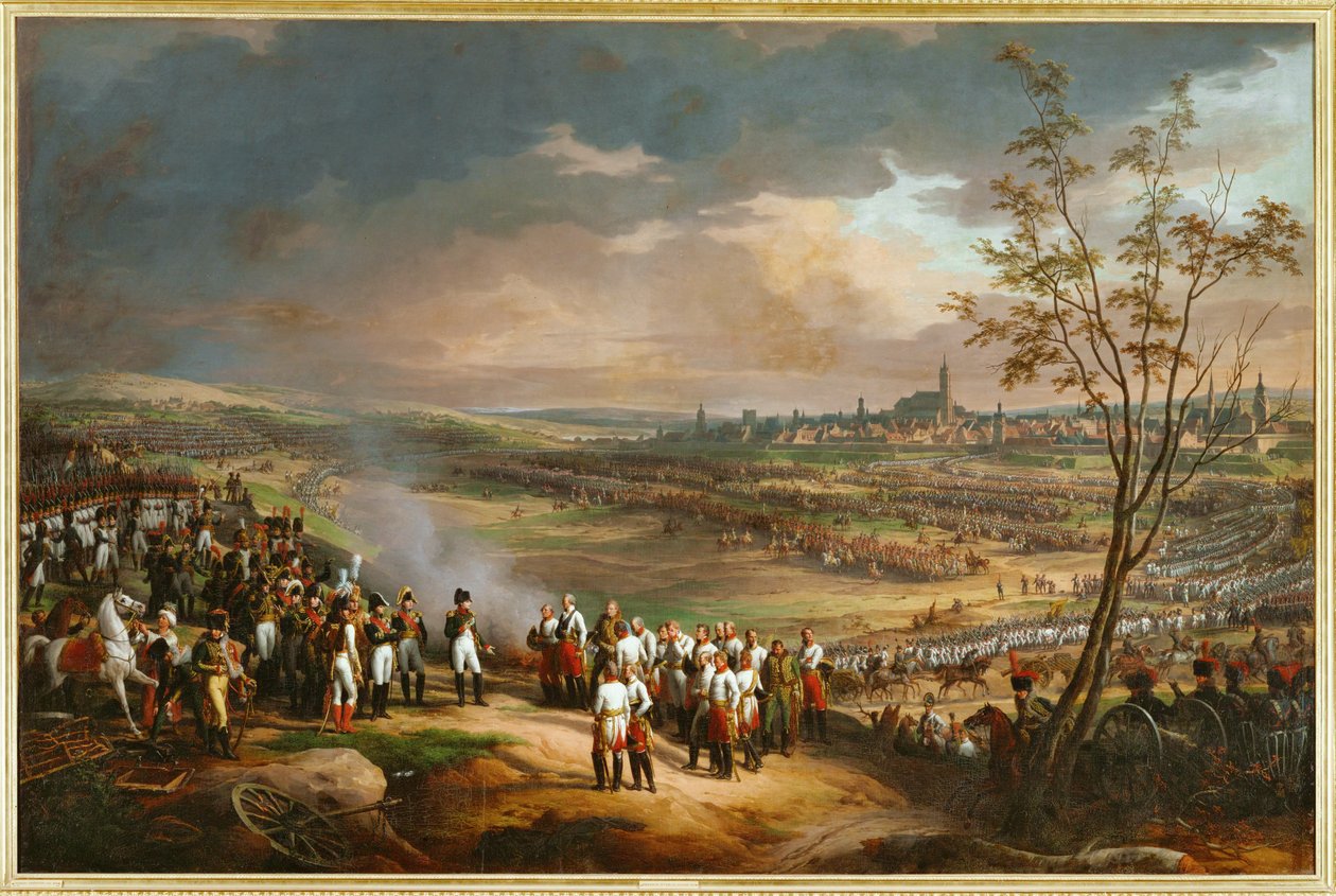 Kapitulacja Ulm, Niemcy ... (obraz na płótnie) autorstwa Charles Thevenin