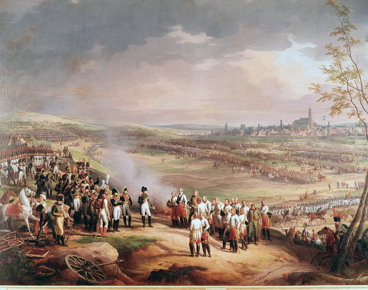 Kapitulacja Ulm, 20 października 1805 r., Armii Francuskiej podczas wojen napoleońskich (Detal Painting) autorstwa Charles Thevenin
