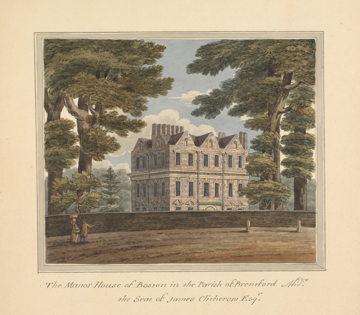 Boston Manor, Brentford, Middlesex autorstwa Charles Tomkins