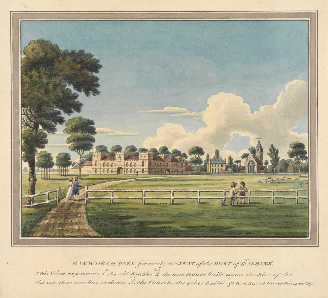 Hanworth Park, Middlesex autorstwa Charles Tomkins