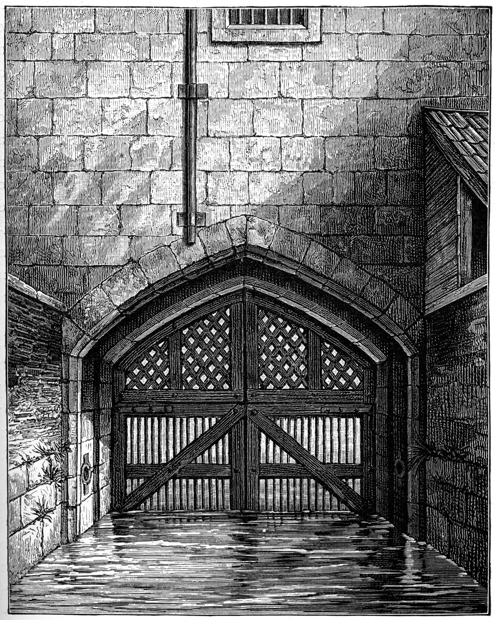 Brama zdrajców, Tower of London, 1801, 1893. autorstwa Charles Tomkins