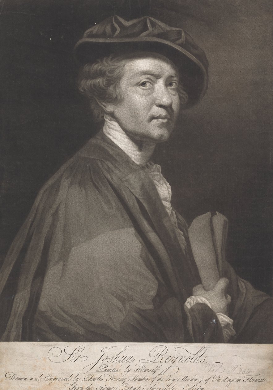 Sir Joshuy Reynoldsa autorstwa Charles Townley