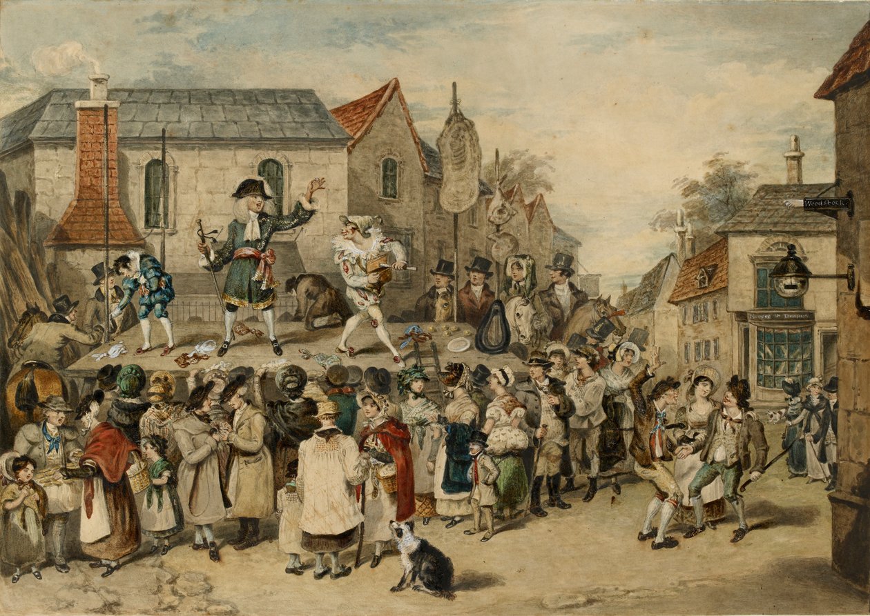 Jarmark w Woodstock, 1838 autorstwa Charles Turner