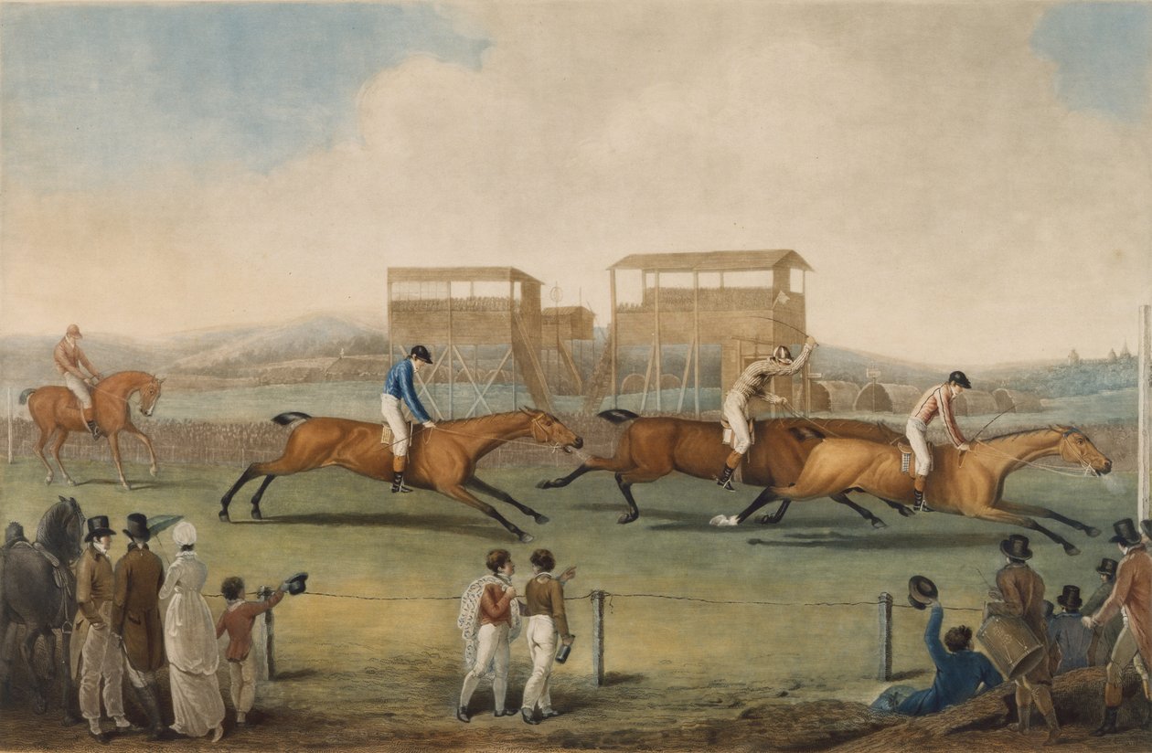Para: Coming In, Londyn, 20 stycznia 1803 (akwatinta) autorstwa Charles Turner