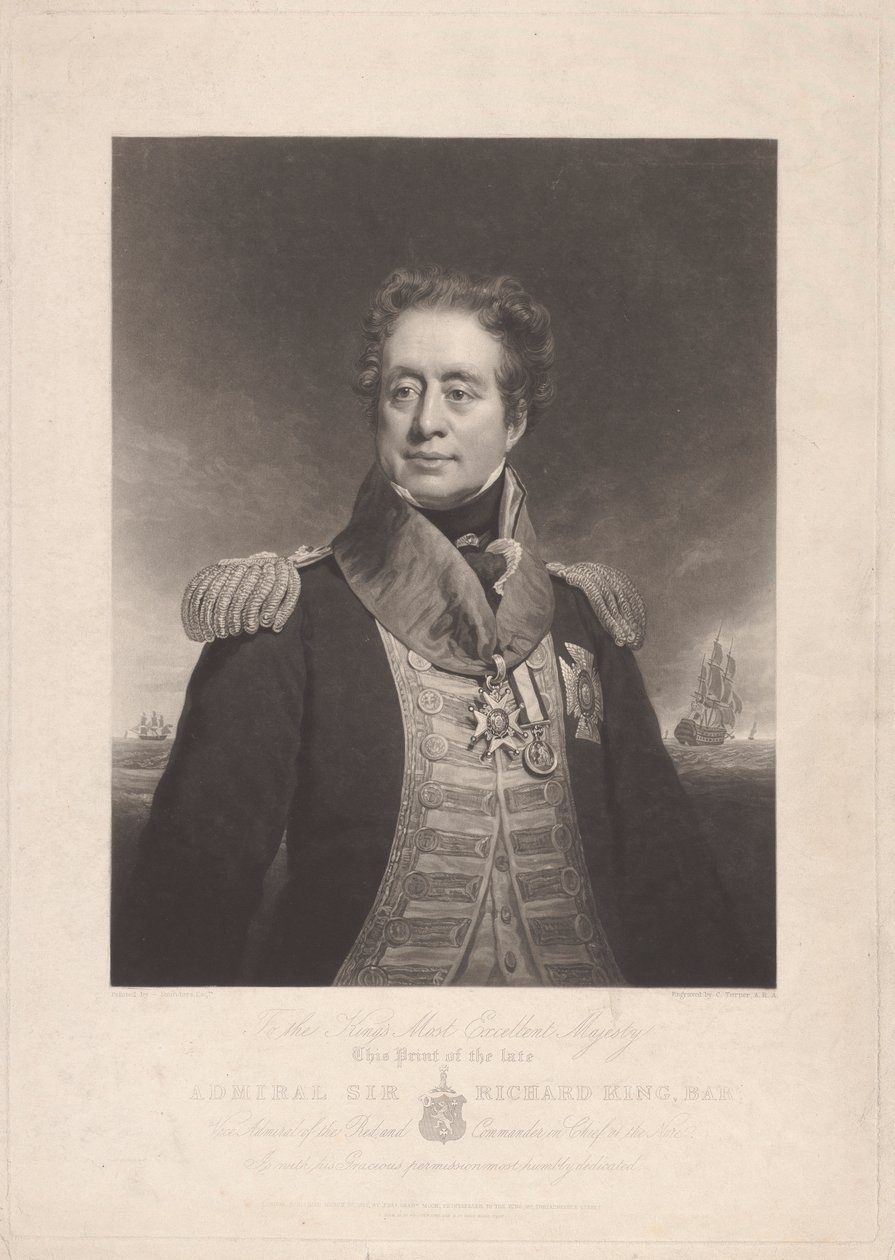 Admirała Sir Richarda Kinga autorstwa Charles Turner