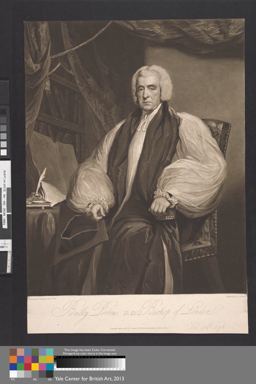 Beilby Porteus, biskup Londynu autorstwa Charles Turner