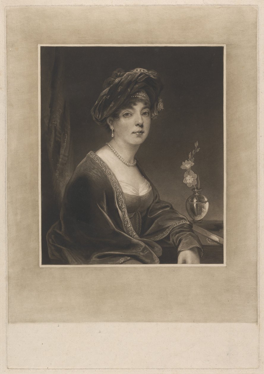 Elizabeth Levenson-Gower, księżna Sutherland autorstwa Charles Turner