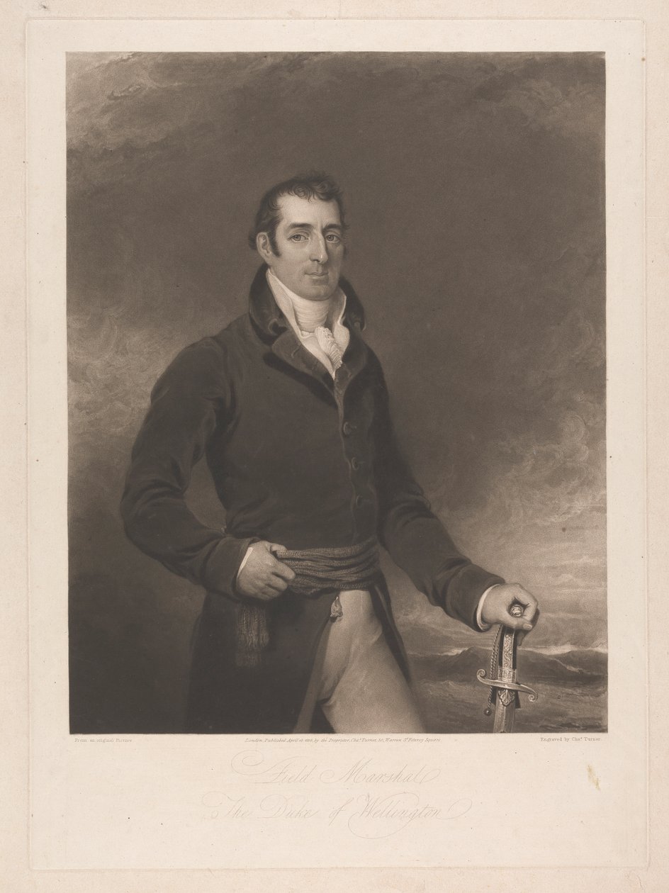 Feldmarszałek, książę Wellington autorstwa Charles Turner