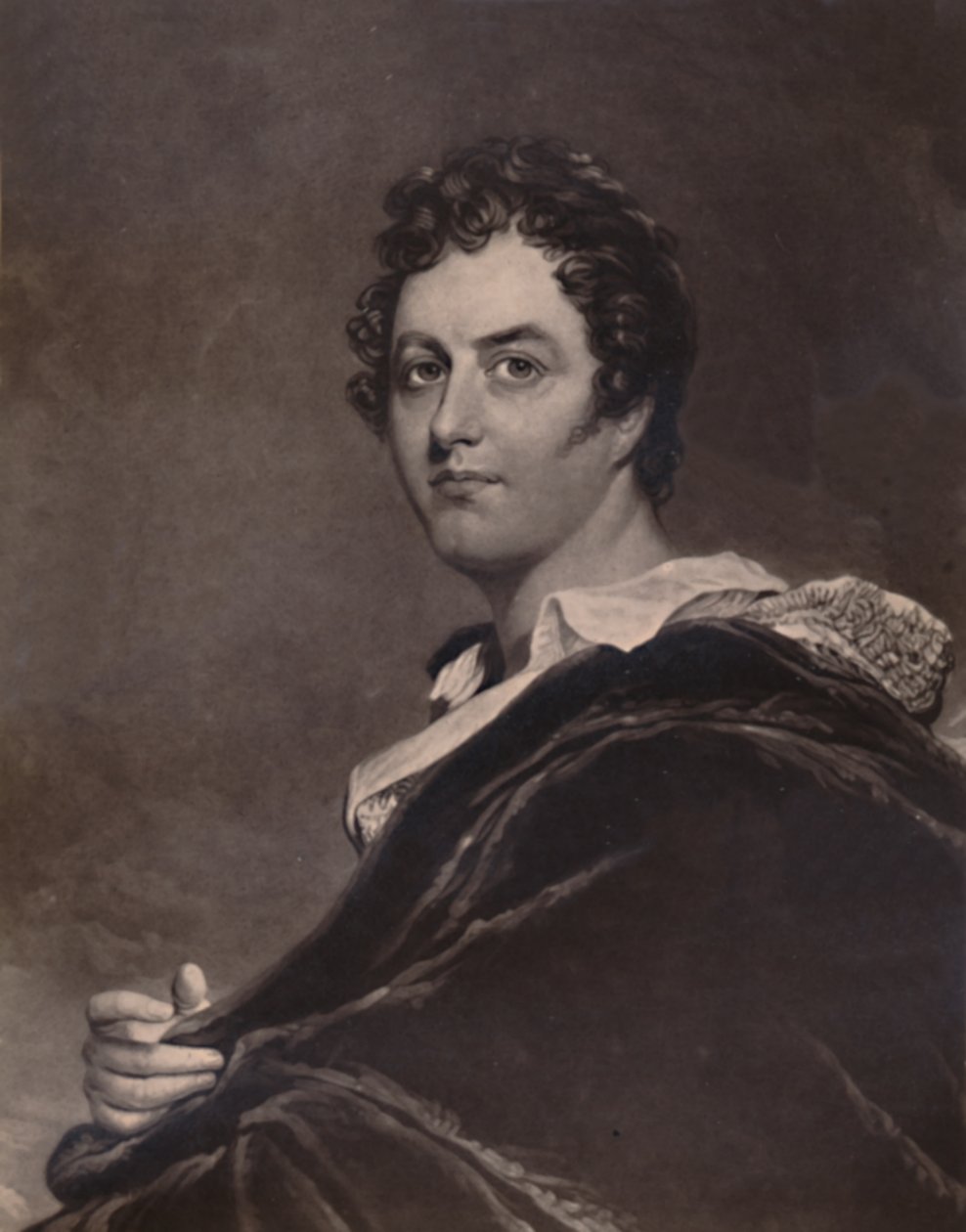 George Noel Gordon Byron, Lord Byron, angielski poeta, 1894 autorstwa Charles Turner