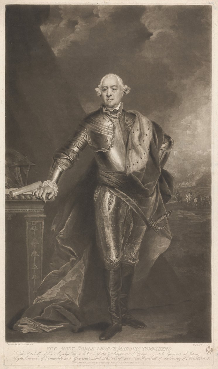 George, pierwszy markiz Townshend autorstwa Charles Turner