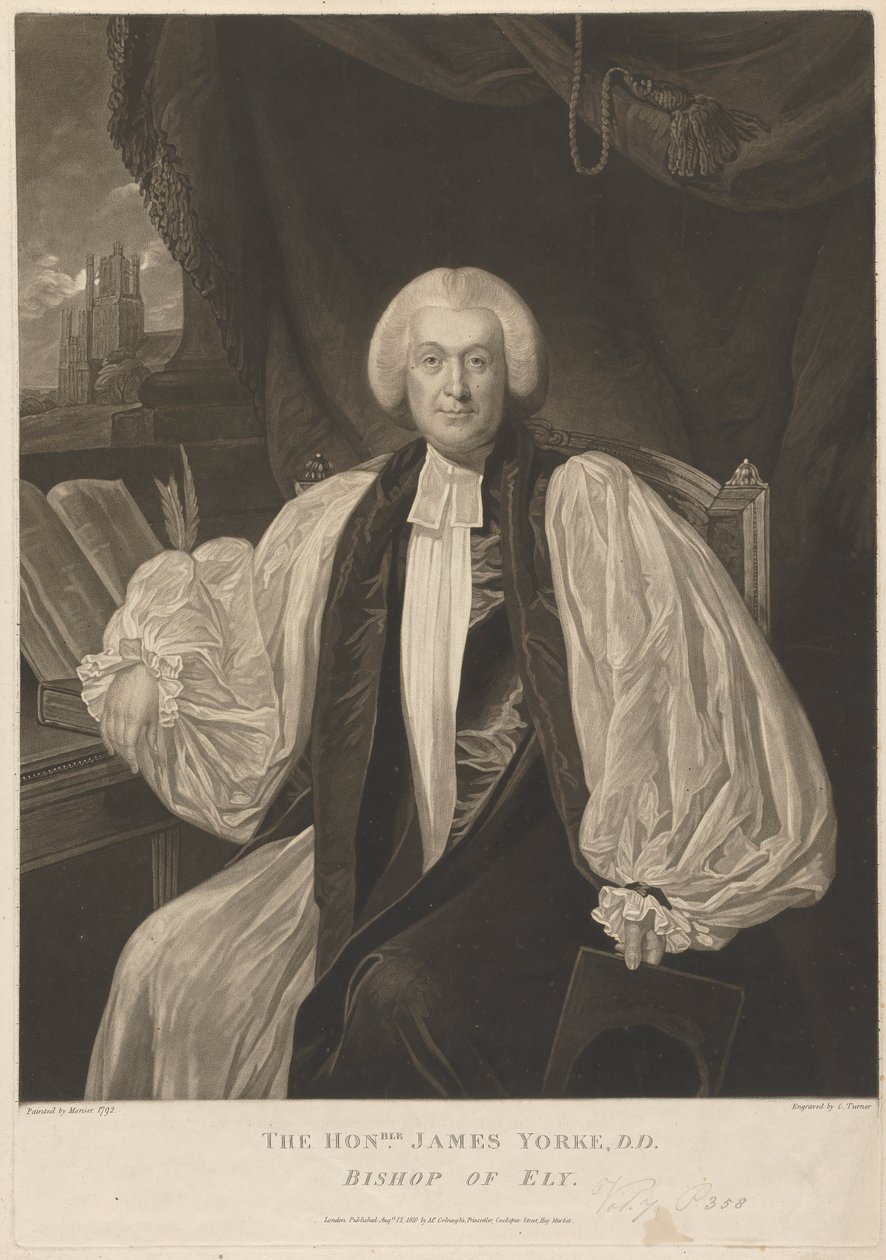 szanowny panie James Yorke, biskup Ely autorstwa Charles Turner