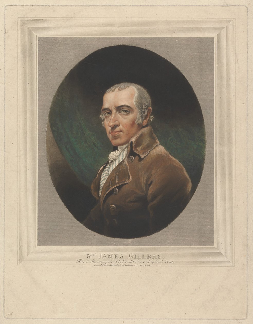 James Gillray autorstwa Charles Turner