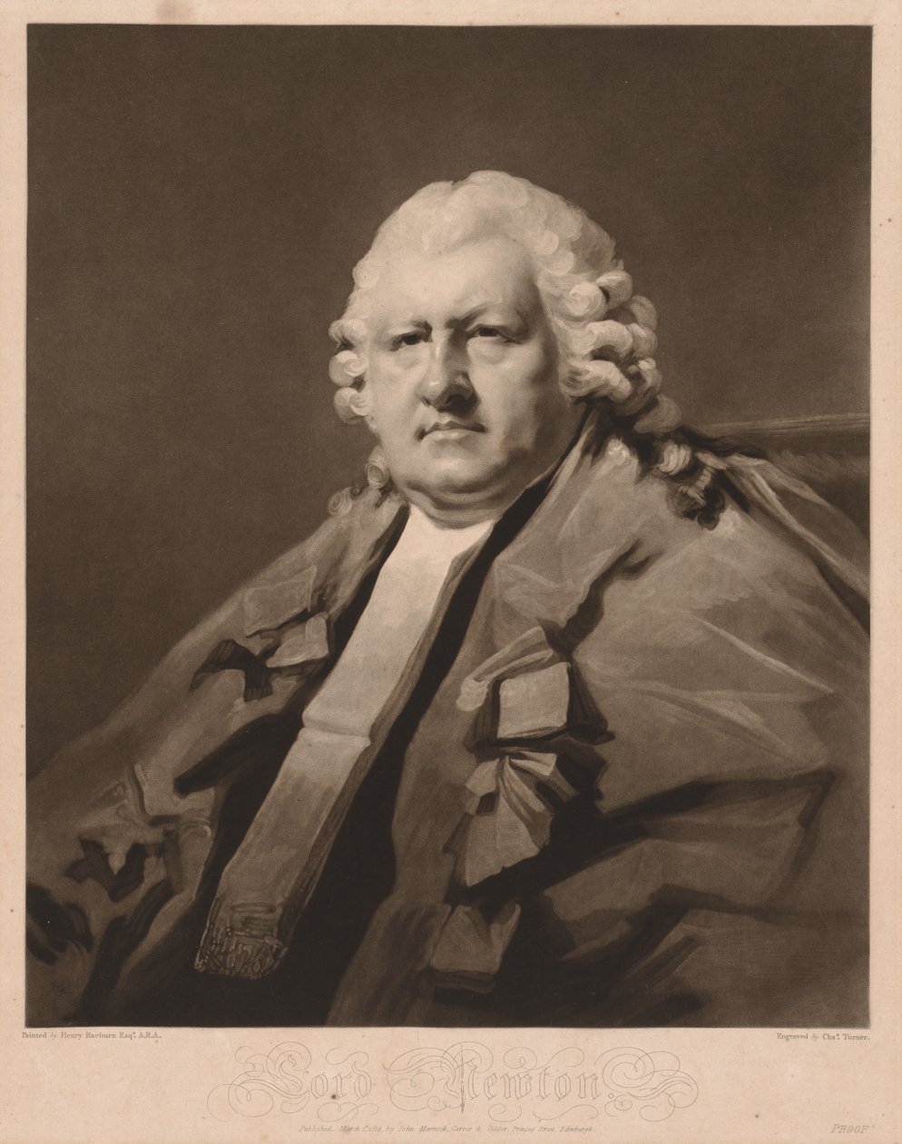 Lord Newton autorstwa Charles Turner