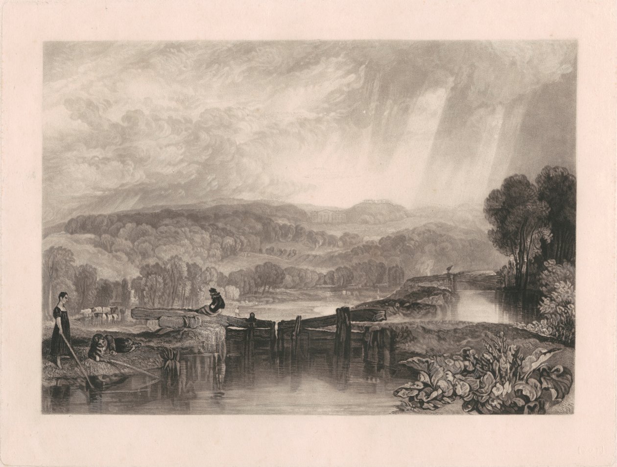 Więcej Park z Rivers of England autorstwa Charles Turner